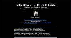 Desktop Screenshot of goldenbeautiesdriventodoodles.com